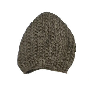 Cotton On Knitted Beanie Hat Olive Green